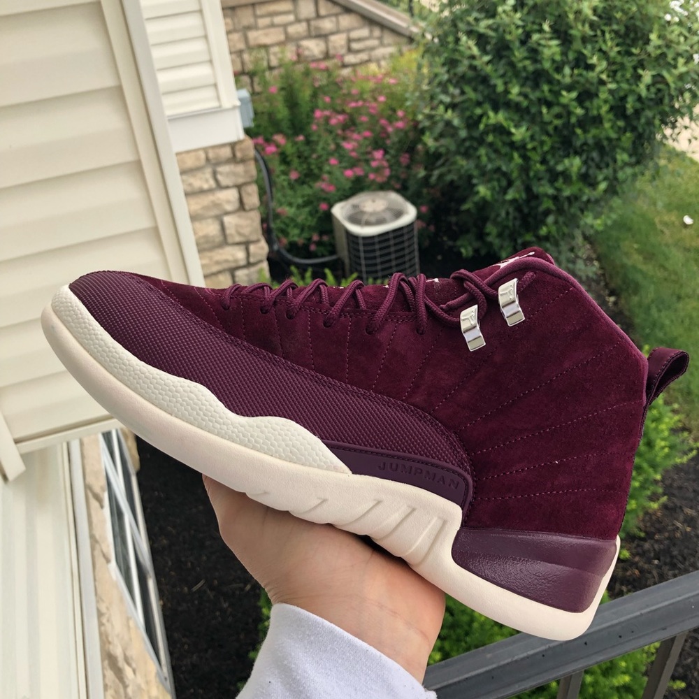 Jordan 12s Maroon